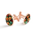 thumbnail image 1 of Cactus Elegant Dress Shirt Cufflinks Set Made of Stainless Steel for Formal Attire, 1 of 1