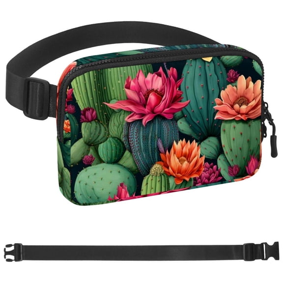 Cactus Fanny Pack, Quick Release Buckle Travel Sport Waist Fanny Pack Bag for Men Or Women