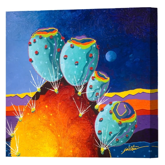 Cactus, Fine Art Giclee Print On Gallery Wrap Canvas