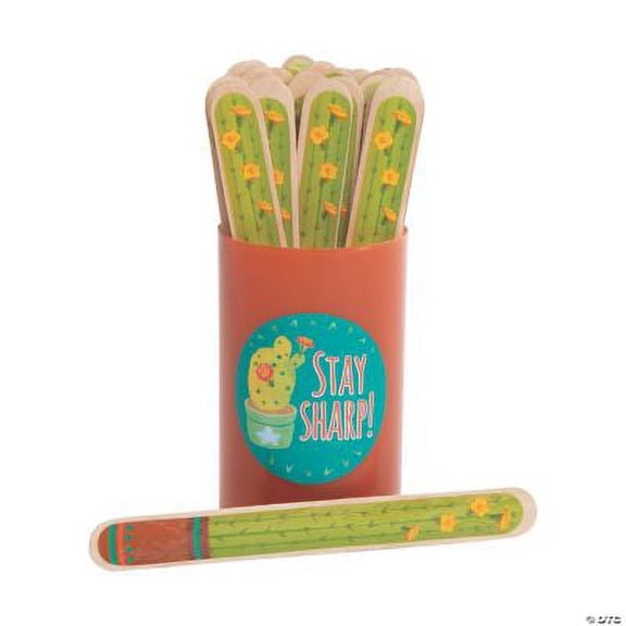 Cactus Flip Sticks - 36 Pc., Classroom, Educational, 36 Pieces