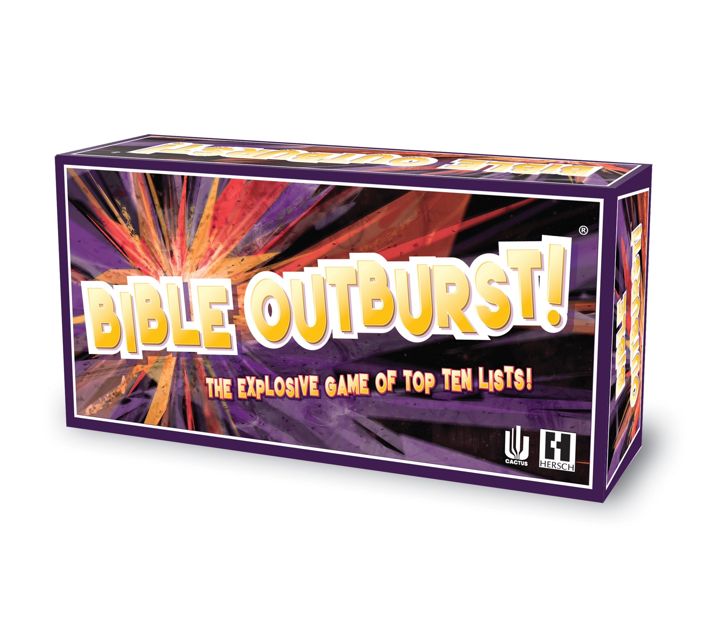 Cactus Games - Bible Outburst, the Explosive Game of Top Ten Lists, Board Game, 2+ Players, Ages 8+