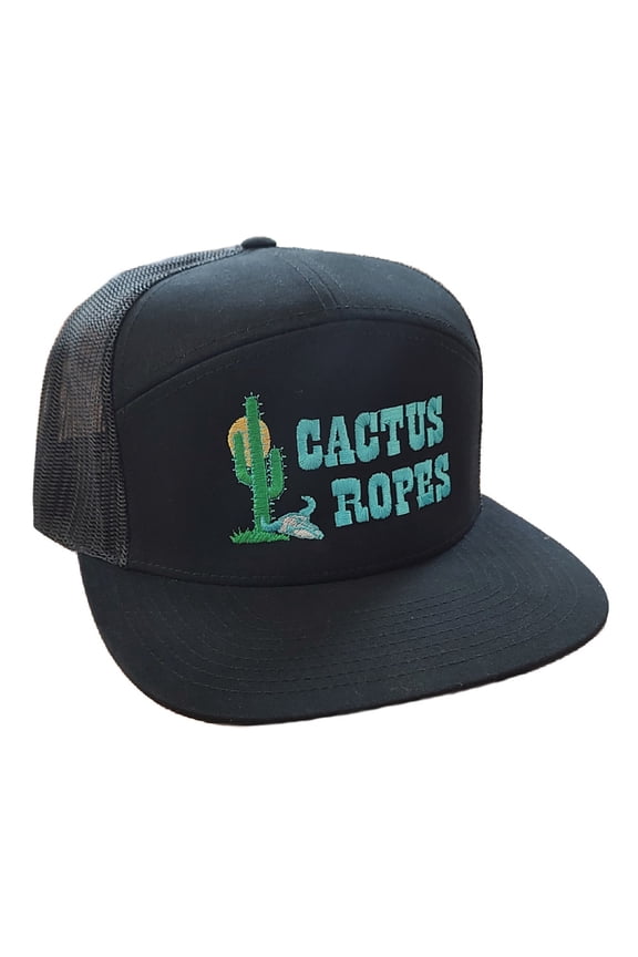 Cactus Gear Black OG Logo Mesh Snapback