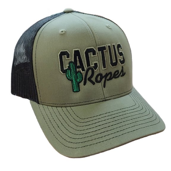 Cactus Gear OD Loden Black Mesh Snapback