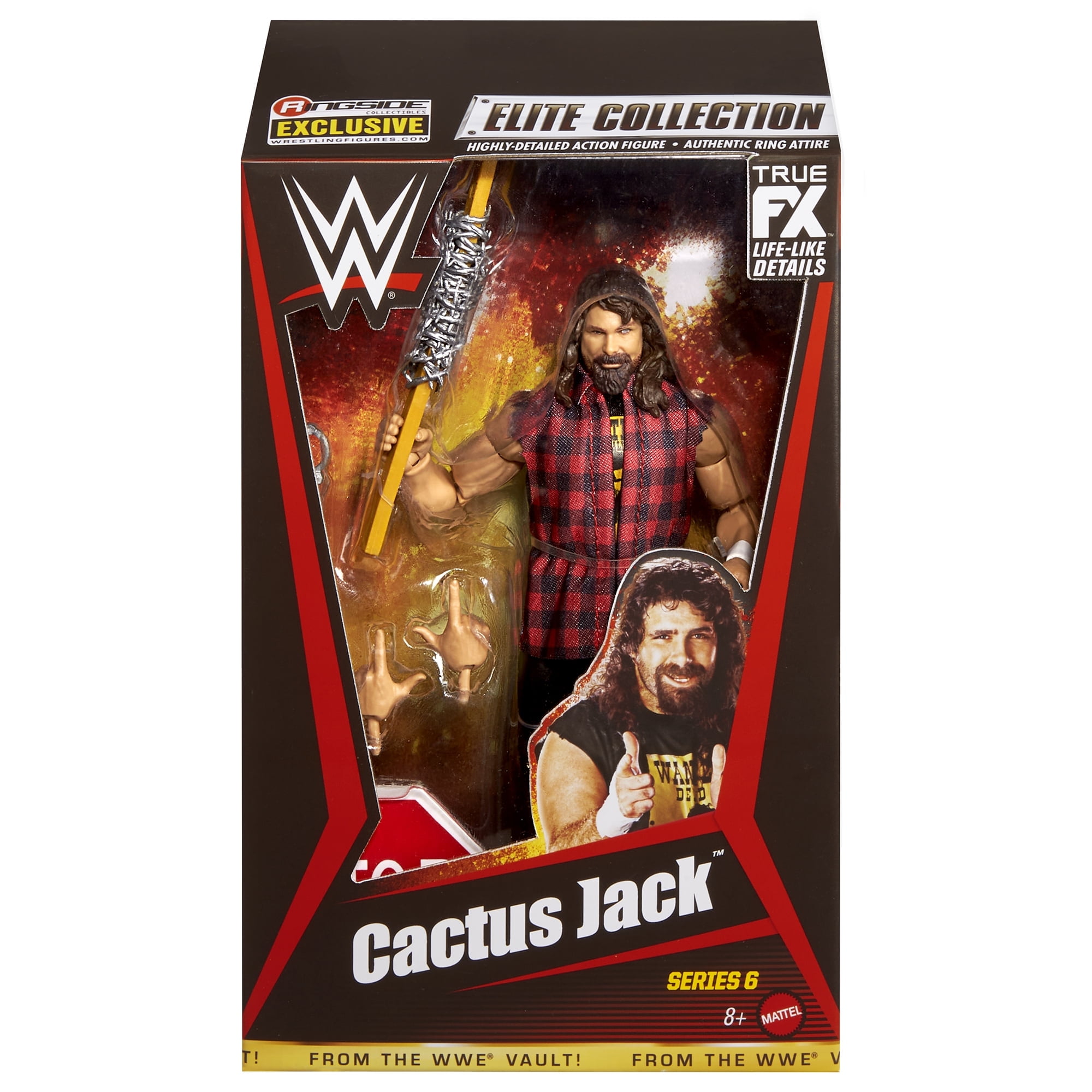 【ドジ郎】 WWE カクタスジャック&テリー2体セット Cactus Jack (Barbed Wire 2x4) - WWE From the Vault Ringside