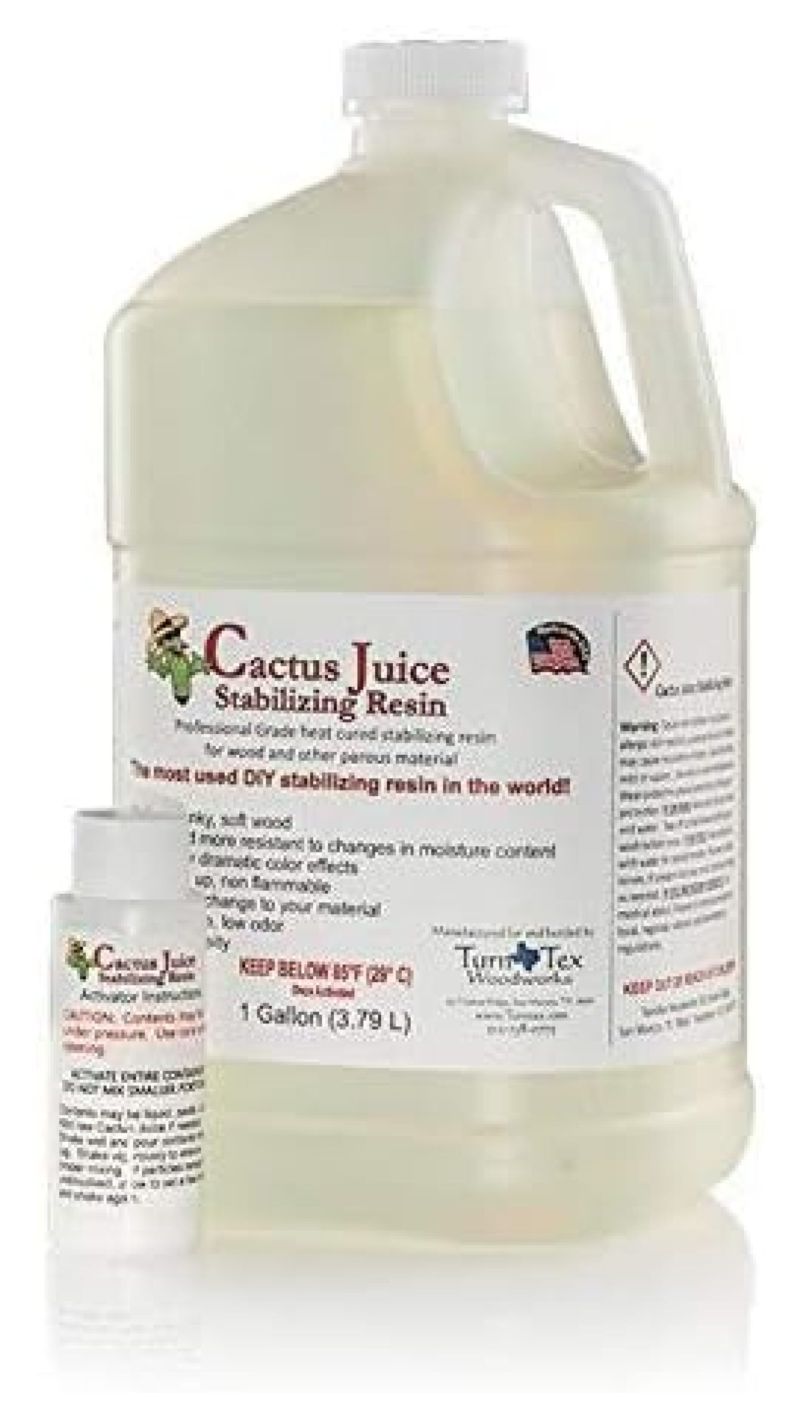 Cactus Juice Stabilizing Resin for Woodworking1 Gallon