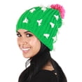 thumbnail image 1 of Cactus Knit Slouch Beanie, 1 of 6