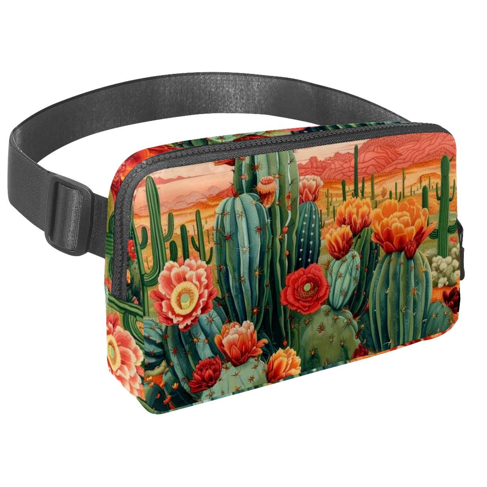 Cactus Lightweight Adjustable Fanny Bag Running Belt Waist Pack with Extension Strap Unisex