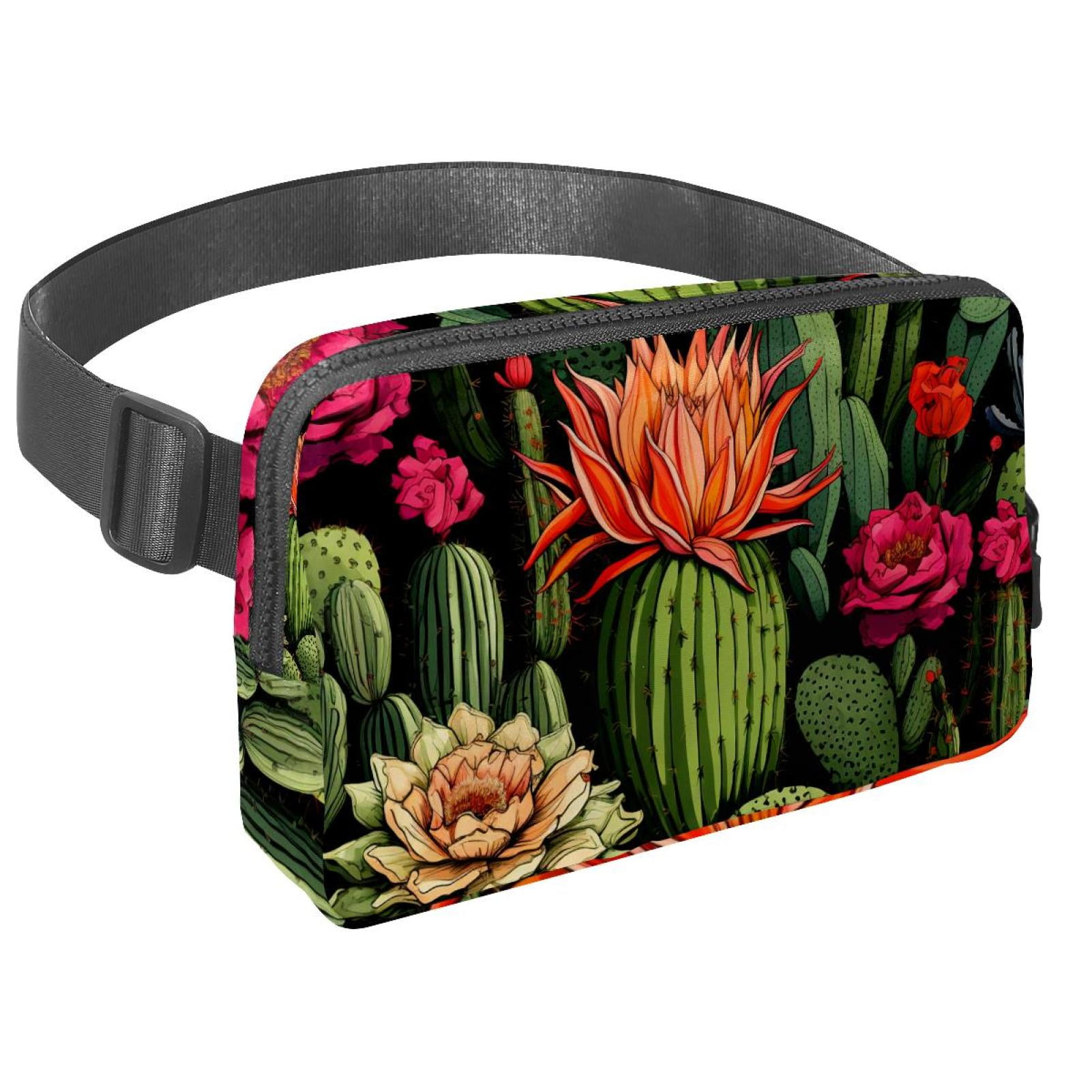 Cactus Lightweight Adjustable Running Belt Bag Fanny Pack Waist Pack with Extension Strap Unisex