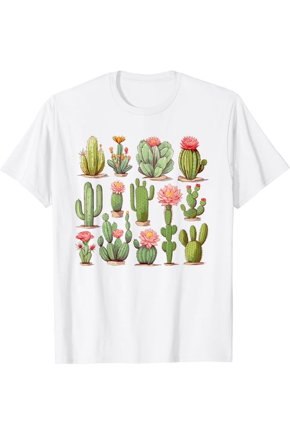 Cactus Lover Gardener Serape Cactus for Men Women T-Shirt