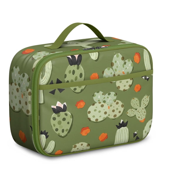 Cactus Lunch Box Men Women Strap Lunch Bag Reusable Cooler Lunch Box for Daily Use Office