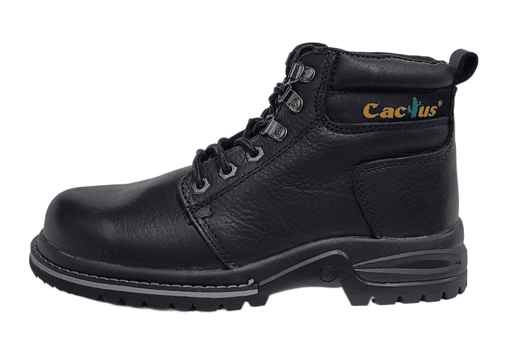 Cactus Men Leather Oil Resistant Work Boot Black Kuwait Ubuy