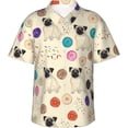 thumbnail image 1 of Cactus Mens Hawaiian Shirt Short Sleeve Casual Button Up Tropical Summer Beach Shirt, 1 of 9