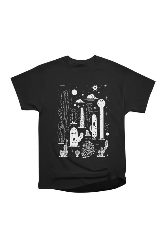 Cactus Monochrome Dream T-Shirt Tee Gift For Him Merch For Her Apparel For Friend