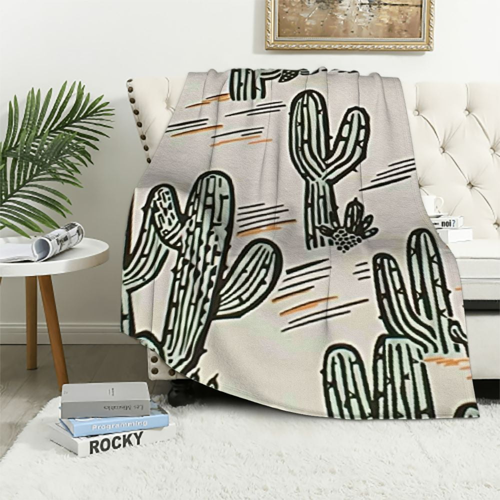 Cactus muslin blanket hotsell