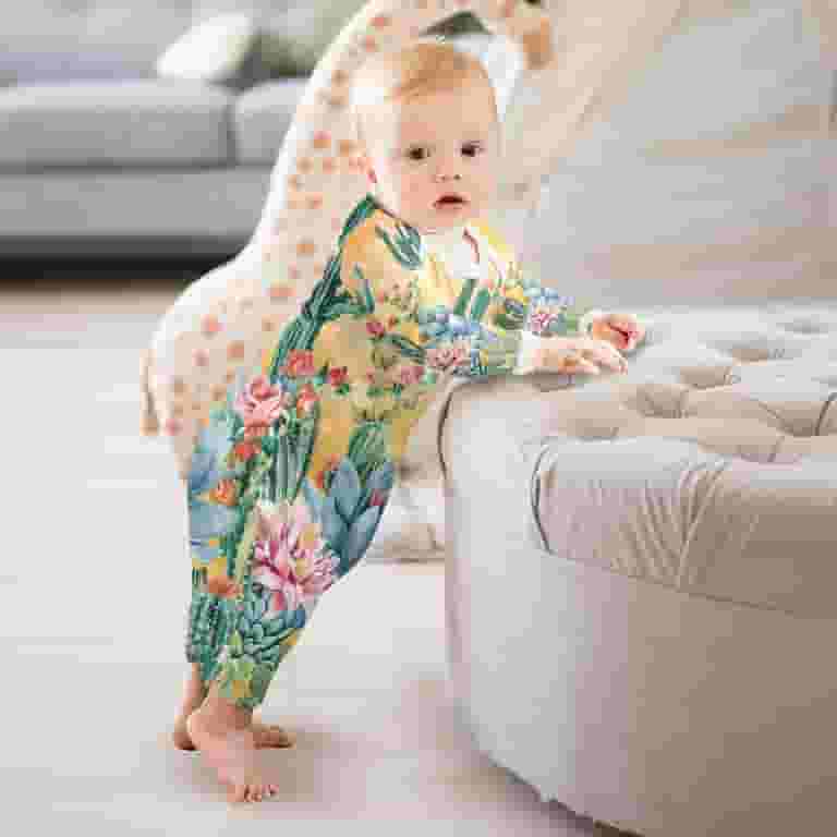 Cactus Newborn Baby Sleeper Gowns Baby Nightdress Cotton Long