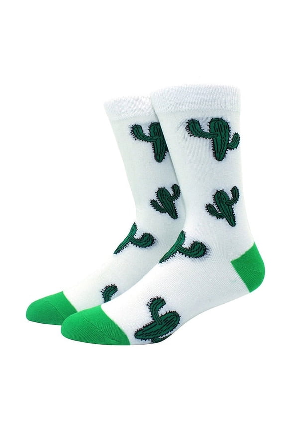 Cactus Pattern Socks from the Sock Panda (Adult Medium - Women's Shoe Sizes 5-10)