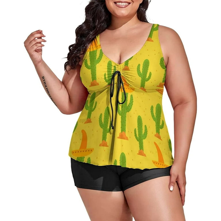 Plus size hot sale cactus swimsuit