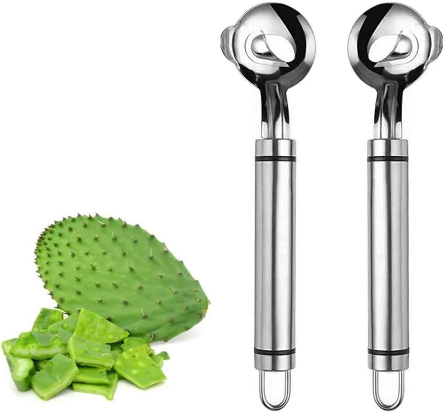 Cactus Peeler Tool, 2 Pack Stainless Steel Pelador de Nopales - Walmart.com