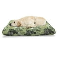 thumbnail image 1 of Cactus Pet Bed, Create Pattern Abstract Design Cacti Repetition, Chew Resistant Pad for Dogs and Cats Cushion with Removable Cover, 24" x 39", Khaki Dark Sepia Green, by Ambesonne, 1 of 4
