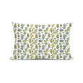 Cactus Pillow Sham,Hand Draw Leaf Pattern Floral Tropical, Decorative