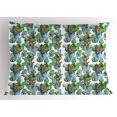 thumbnail image 1 of Cactus Pillow Sham Hawaiian Summer Inspired Pattern Blossoms with Botany Theme Watercolors Tropics, Decorative Standard Size Printed Pillowcase, 26 X 20 Inches, Multicolor, by Ambesonne, 1 of 2