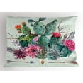 thumbnail image 1 of Cactus Pillow Sham Spring Garden with Boho Style Bouquet of Thorny Plants Blossoms Arrows Feathers, Decorative Standard Size Printed Pillowcase, 26 X 20 Inches, Multicolor, by Ambesonne, 1 of 2