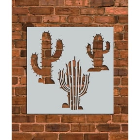 Cactus Plant Stencil