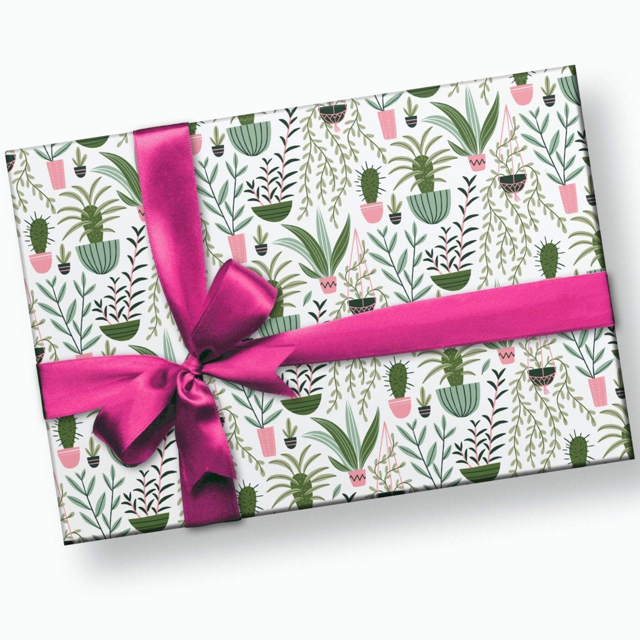 Cactus Plant Wrapping Paper