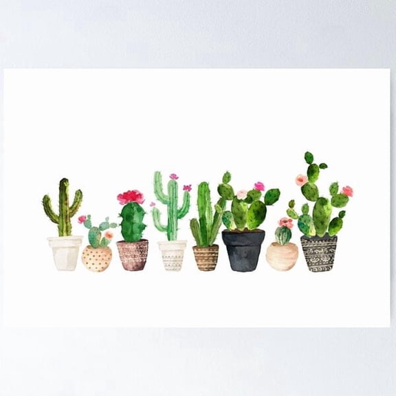 Cactus Poster, Poster Only
