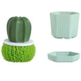 thumbnail image 1 of Cactus Pot Brush with Handle, Multipurpose Kitchen Cleaning, Dishwashing, Flower Pot and Sink Cleaning, Soft and Strong Decontamination, Hanging Storage, Environmentally Friendly, Easy to Use, 1 of 1