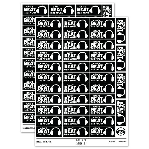 Cactus Practice Makes Perfect Teacher Student School Sticker Set - Black - Gloss Finish - 1.5" Small