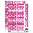 thumbnail image 1 of Cactus Practice Makes Perfect Teacher Student School Sticker Set - Hot Pink - Matte Finish - 2.00" Large, 1 of 7