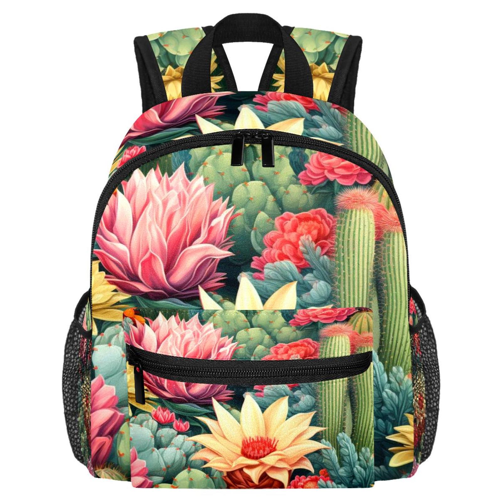 Cactus Preppy Backpack with Adjustable Shoulder Strap, Large Capacity