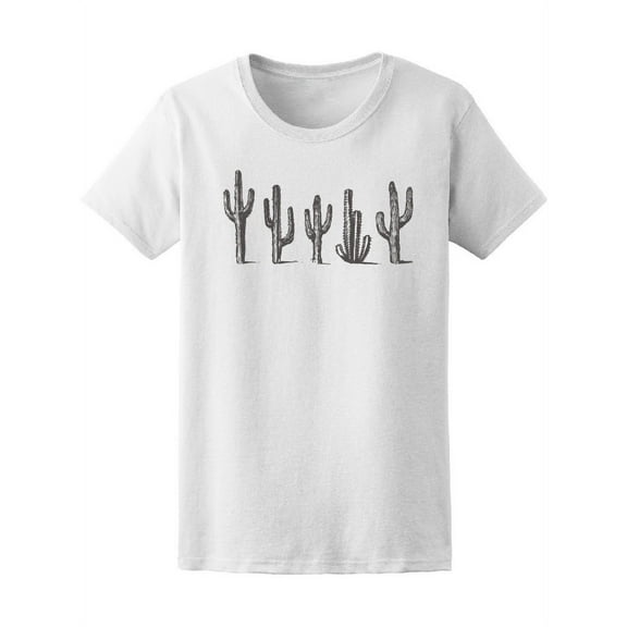Cactus Set T-Shirt Women -Image by Shutterstock, Female Medium