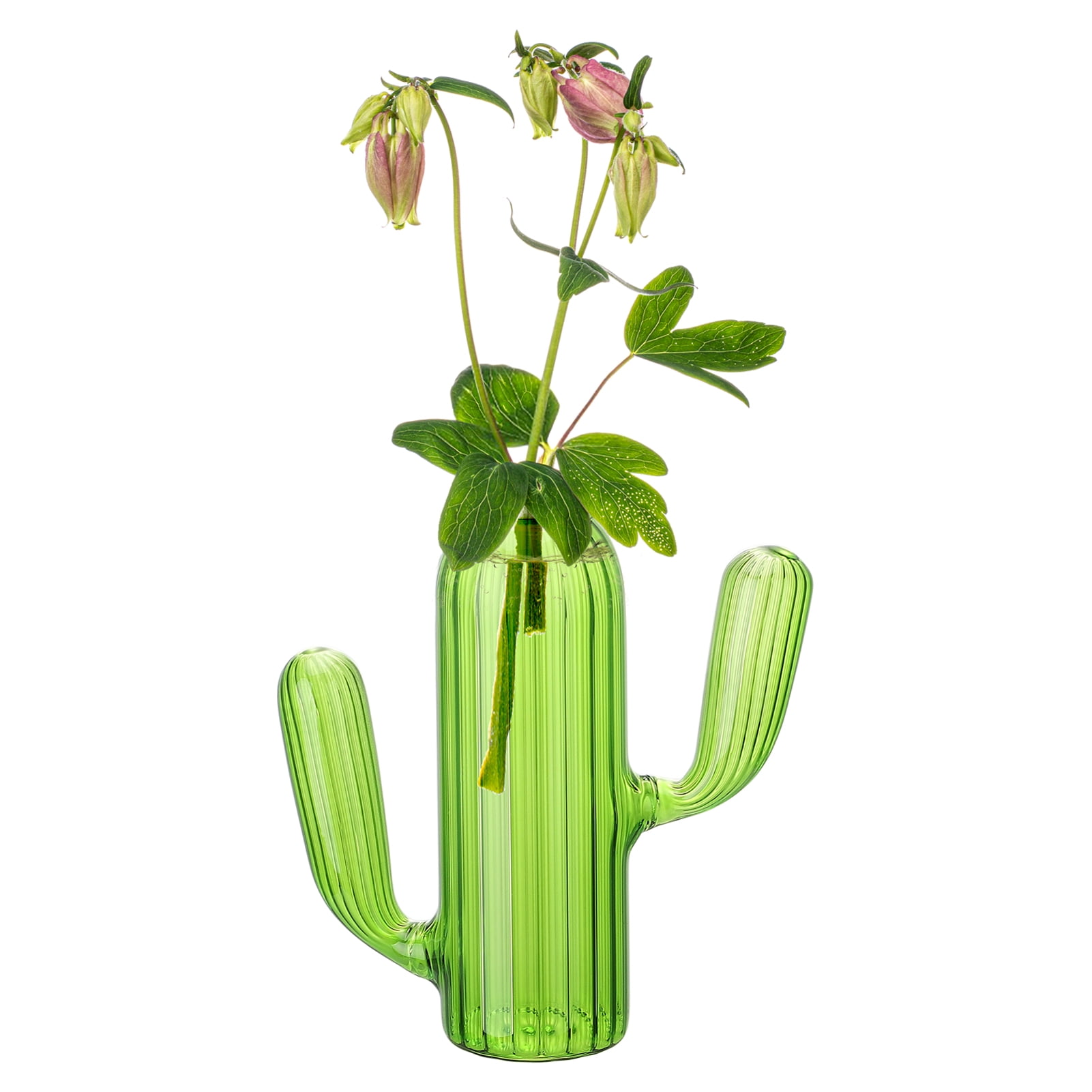 Cactus Shape Vase with Unique Design, Creative Plant Shaped Vase