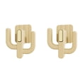Cactus Shaped Wall Mount Shoe Rack, Adhesive Door Hanging Organizer ...