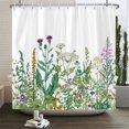 thumbnail image 1 of Cactus Shower Curtains Waterproof Polyester Fabric Shower Curtains Tropical Plants Bathroom Screen Curtain Home Decor 180X180cm, 1 of 5