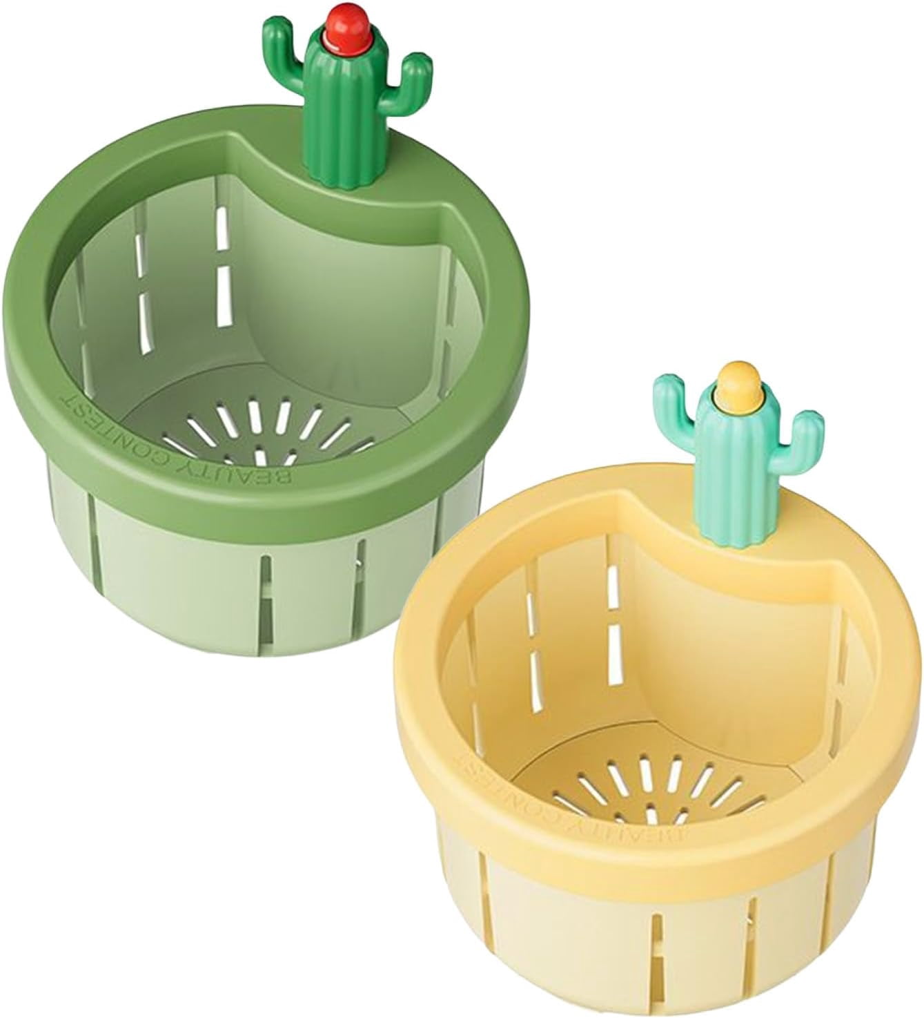 Cactus Sink Strainer Basket, Self-Cleaning Kitchen Sink Strainer with ...