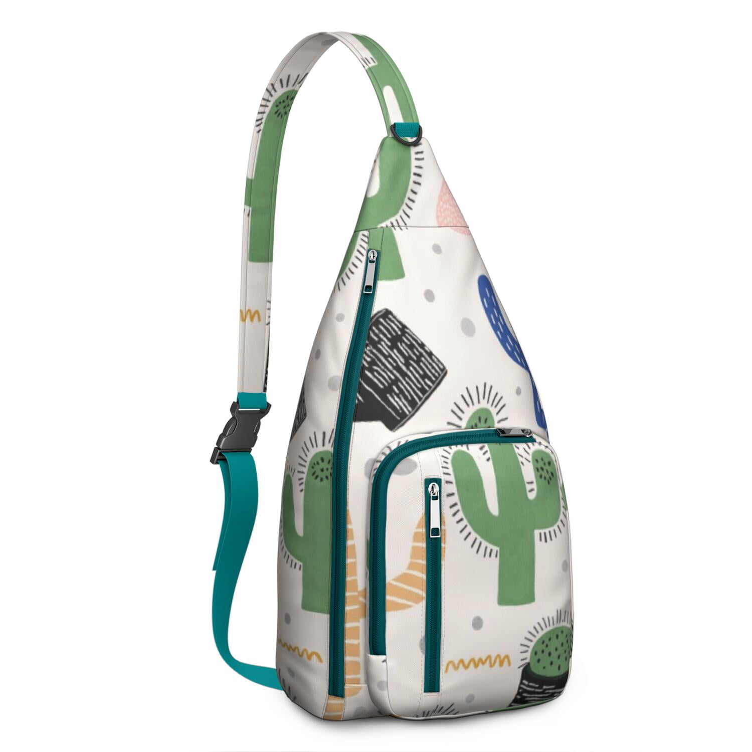 Cactus Sling Bag Crossbody Backpack,Sling Backpack Trendy Sling Backpack for Women/Men for Cycling Mountain Climbing