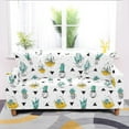 thumbnail image 1 of Cactus Slip-Resistant Elastic Slipcovers 1/2/3/4 Seat Couch Cover Stretch Plants Print Sofa Covers For Living Room, 1 of 6