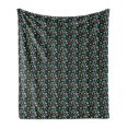 thumbnail image 1 of Cactus Soft Flannel Fleece Blanket, Botanical Green Desert Flora Home Garden Cartoon Succulent Plant and Tropic Flowers, Cozy Plush for Indoor and Outdoor Use, 70" x 90", Multicolor, by Ambesonne, 1 of 5
