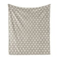 thumbnail image 1 of Cactus Soft Flannel Fleece Throw Blanket, Simplistic Pattern of Exotic Prickle Plant Scribble Detail, Cozy Plush for Indoor and Outdoor Use, 50" x 60", Pale Mauve Taupe White, by Ambesonne, 1 of 5