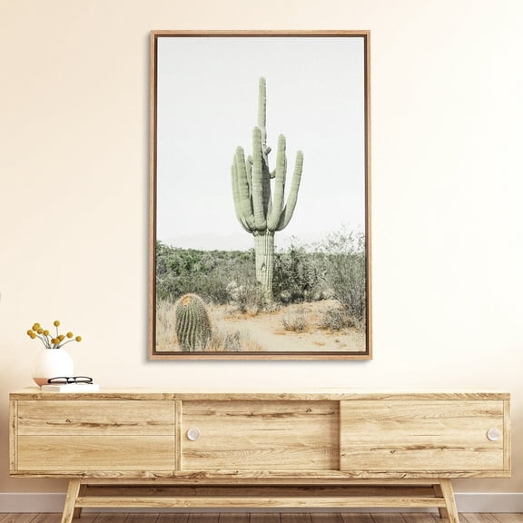 Cactus Southwest Desert Landscape design 3 Unframed Paper Print