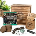 thumbnail image 1 of Cactus Succulent Seed Starter Kit - Indoor Garden Grow Kits, Seeds for Planting Mini Cactus Succulent Plants, Plant Markers, Soil, Pots, Wood Box, 1 of 7