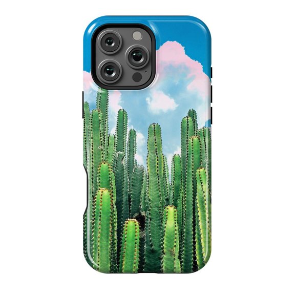 Cactus Summer Desert Botanical Vibrant Art Phone Case for iPhone 11 12 13 14 15 16 17 Pro Max