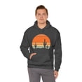 thumbnail image 1 of Cactus Sunset Retro Hoodie Unisex Heavy Blend™ Hooded Sweatshirt, 1 of 9
