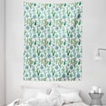 thumbnail image 1 of Cactus Tapestry, Hand Painted Style Exotic Plant Saguaro Prickly Pear Succulents Spikes Arrangement, Wall Hanging for Bedroom Living Room Dorm Decor, 60W X 80L Inches, Multicolor, by Ambesonne, 1 of 5