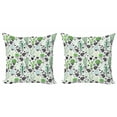 thumbnail image 1 of Ambesonne Cactus Throw Pillow Cover 2 Pack, Hedgehog Saguaro Cartoon, 18",, 1 of 2
