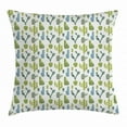 thumbnail image 1 of Cactus Throw Pillow Cushion Cover, Succulent Flowers with Thorns Exotic Desert Plants Colorful Hand Drawn Cacti Pattern, Decorative Square Accent Pillow Case, 24 X 24 Inches, Multicolor, by Ambesonne, 1 of 2