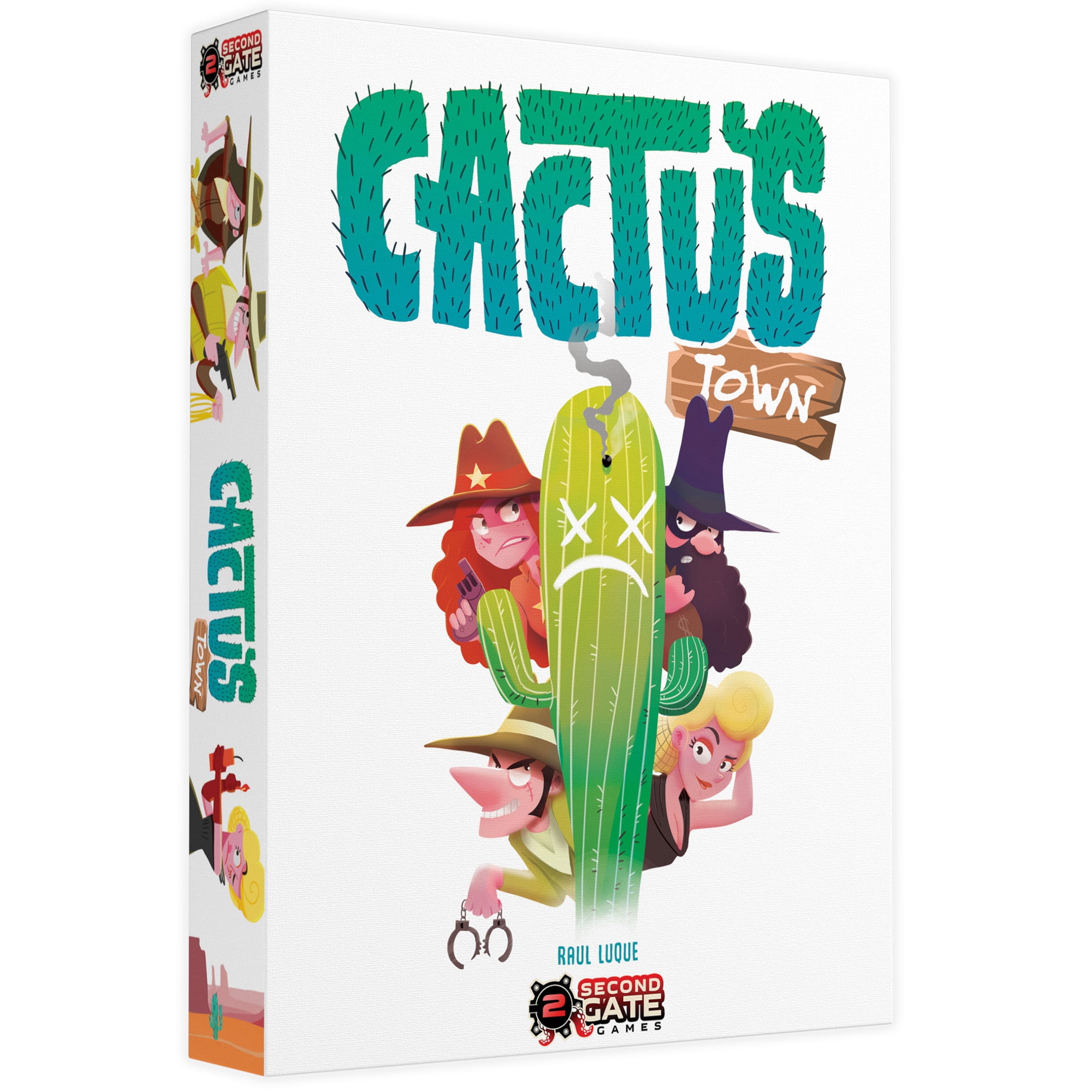 Cactus Town - Wild West Family Board Game, Ages 7+, 2-5 Players, 20-60 Min